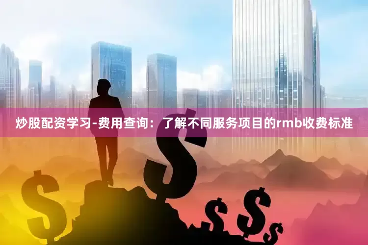 炒股配资学习-费用查询：了解不同服务项目的rmb收费标准